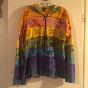 Unique and Colorful XL Rising International Full-Zip Women’s Hoodie